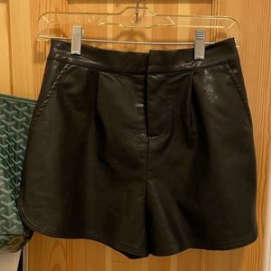 Leather Shorts